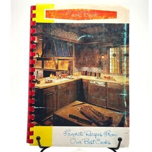 VTG 1973 Hutchinson School PTA Favorite Recipes Cookbook, Spiral Bound, PB